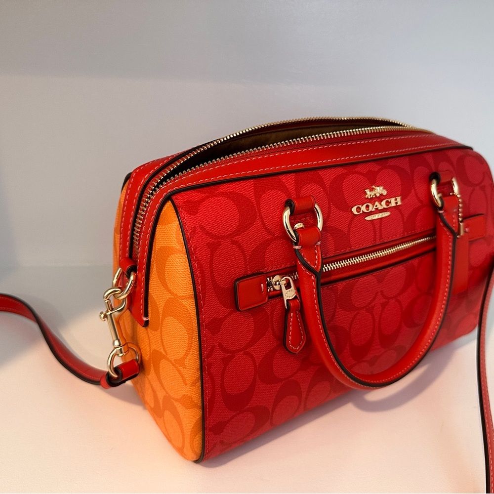 Coach Signature Canvas Rowan Satchel